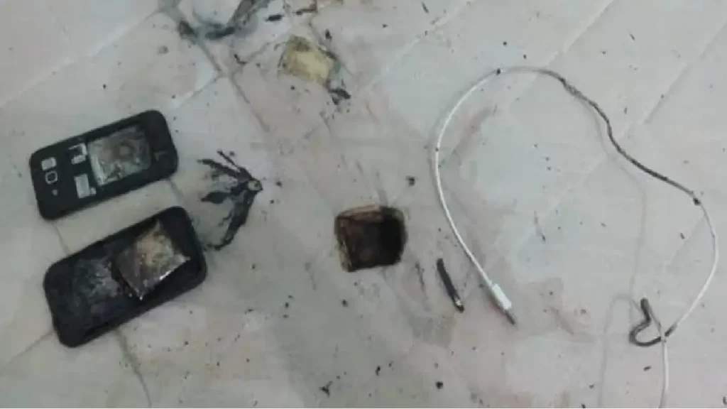 Celular explodiu devido a superaquecimento da bateria